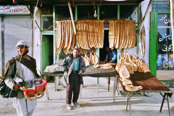 afghan bakery naan two men